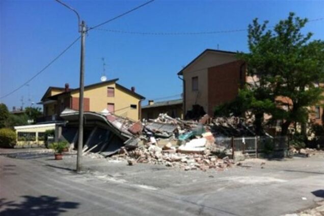 Землетрясение на севере Италии