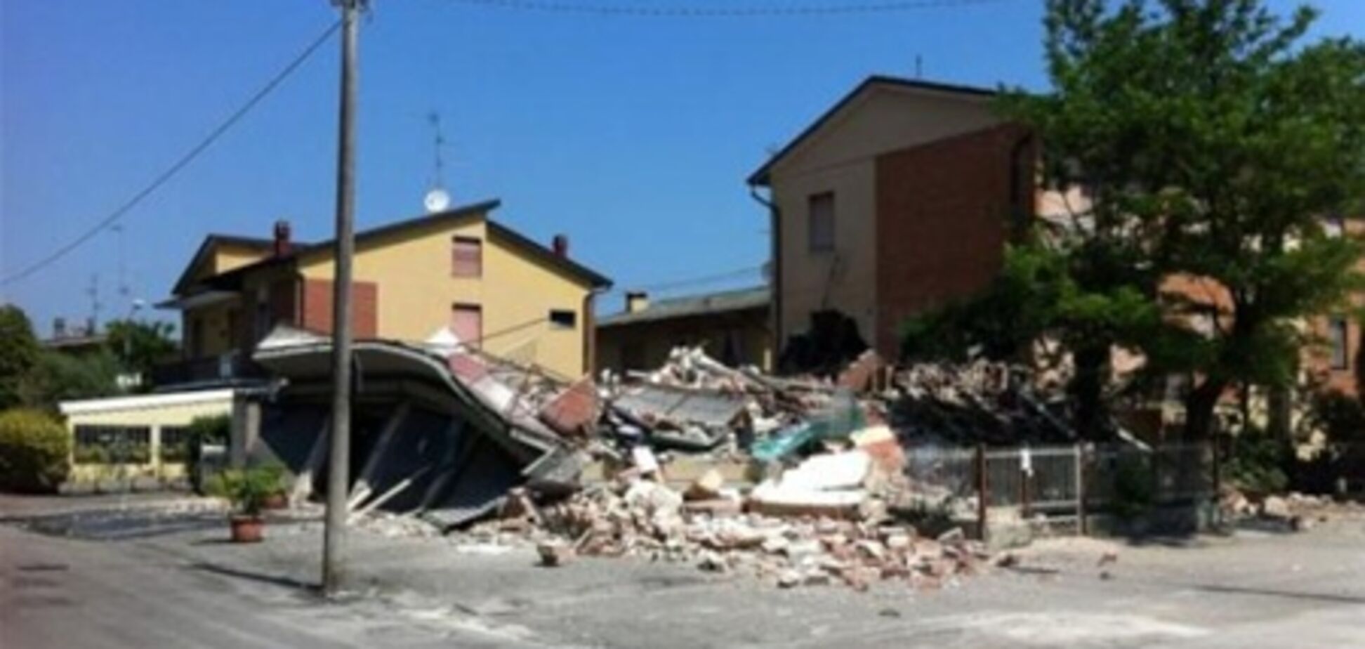 Землетрясение на севере Италии