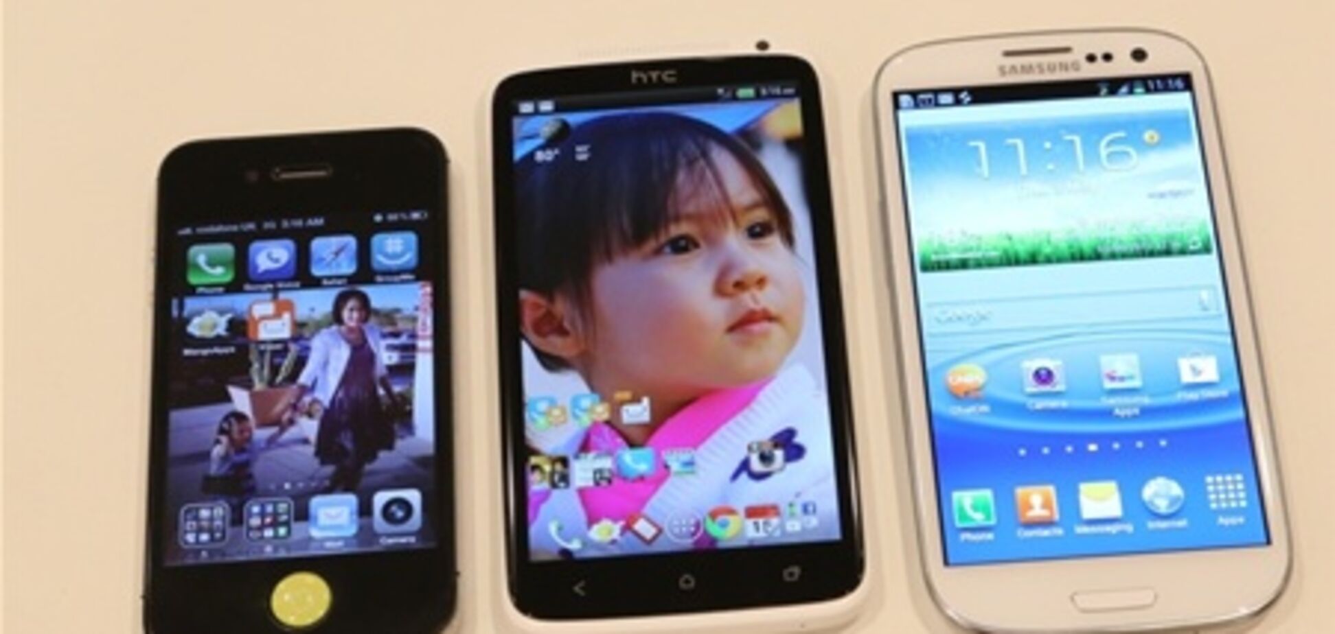 Сравнение Samsung Galaxy S III с главными конкурентами. Фото + таблица