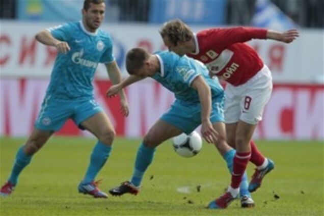 Чемпионат России. 'Спартак' выиграл у 'Зенита' в Санкт-Петербурге