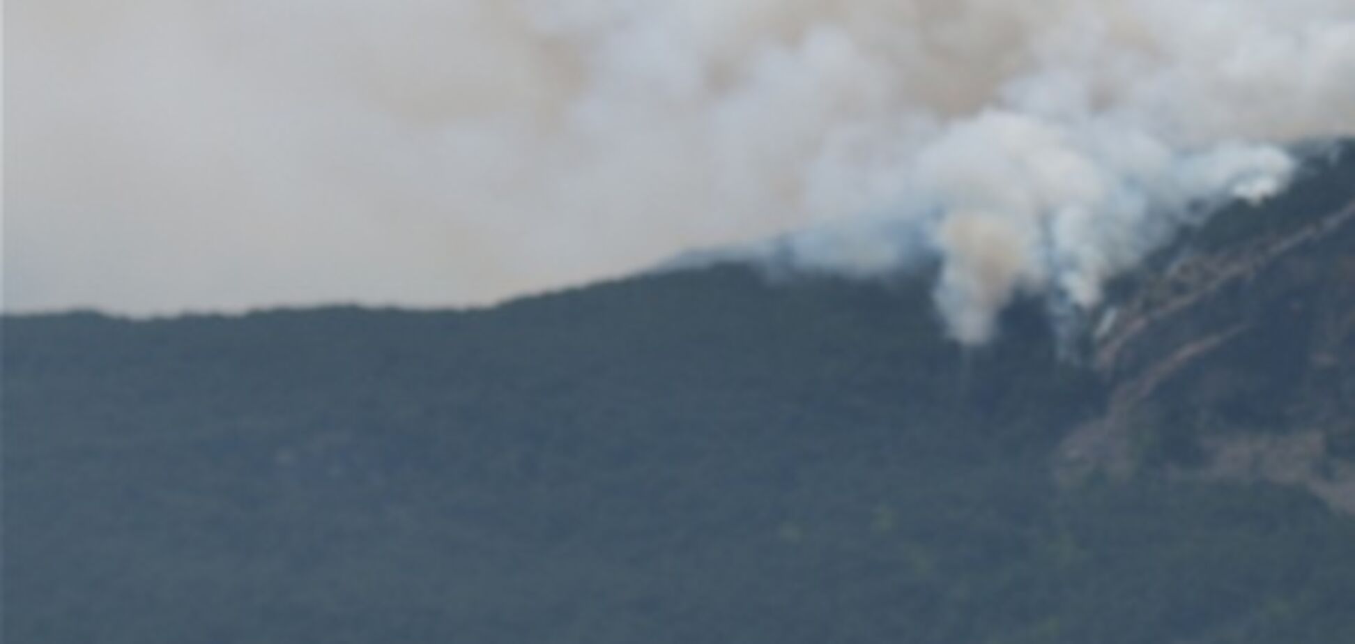 В Крыму пожар потушен