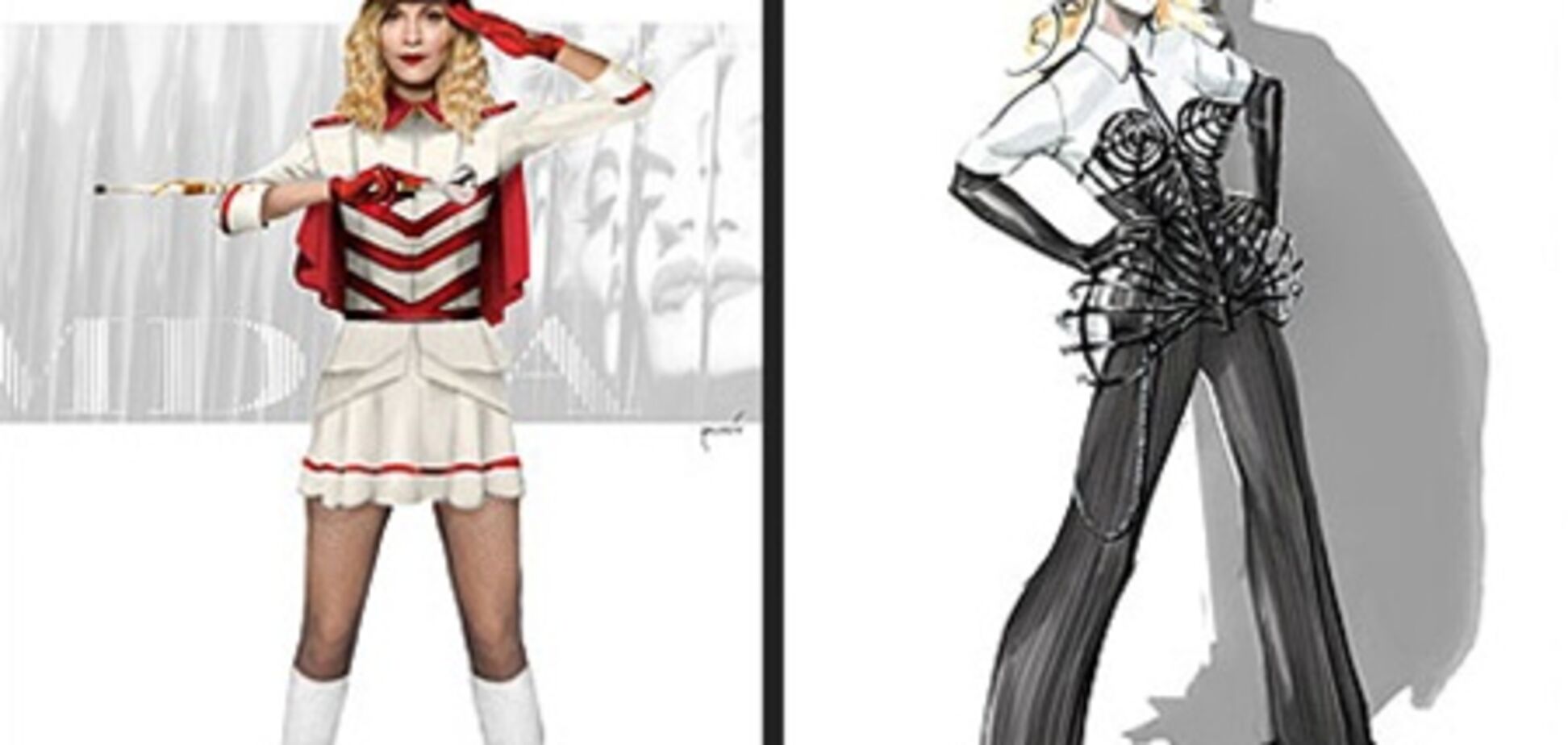 Мадонна будет выступать в костюмах от Готье