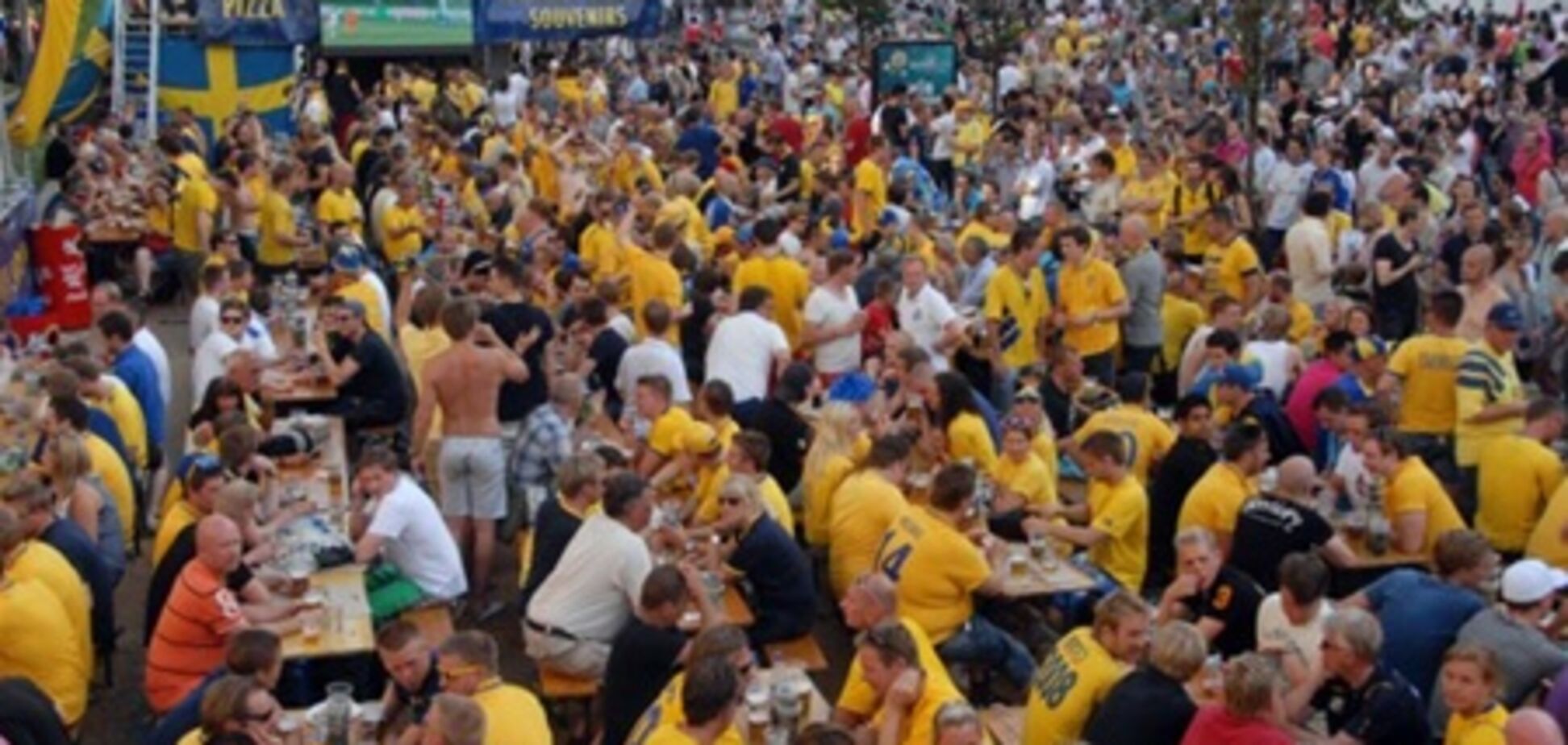 Сегодня в киевской фан-зоне – шведско-украинский день