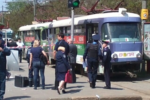 В Днепропетровске взрыв в трамвае: 8 пострадаших