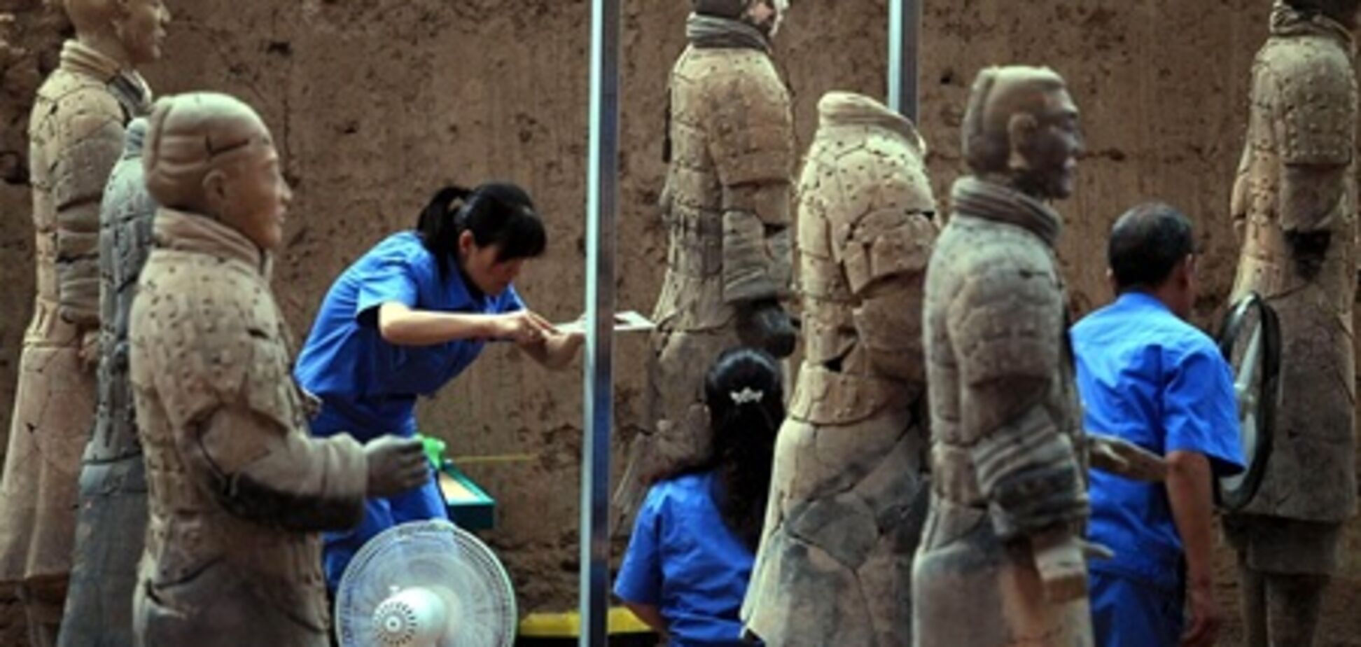 Ошеломительная находка в Китае: 120 терракотовых воинов. Фото