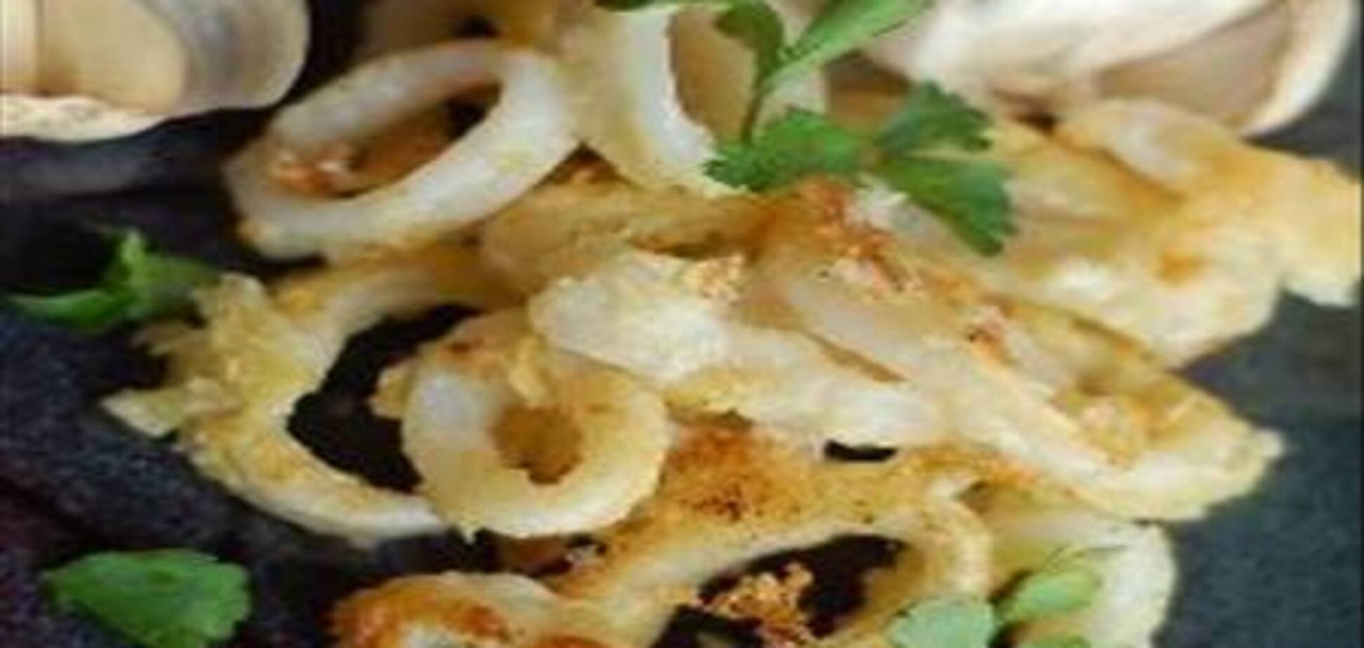 Кальмары с чесноком