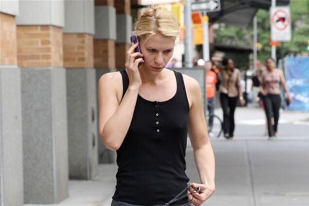 Клэр Дэйнс изнуряет себя тренировками. Фото