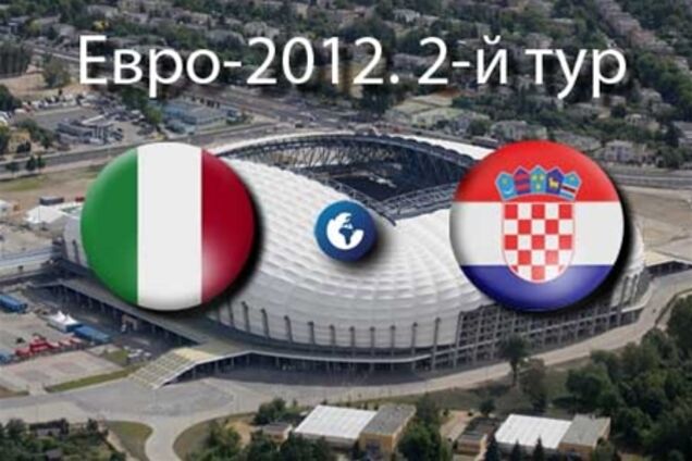 Евро-2012. Италия - Хорватия - 1:1. Хронология матча