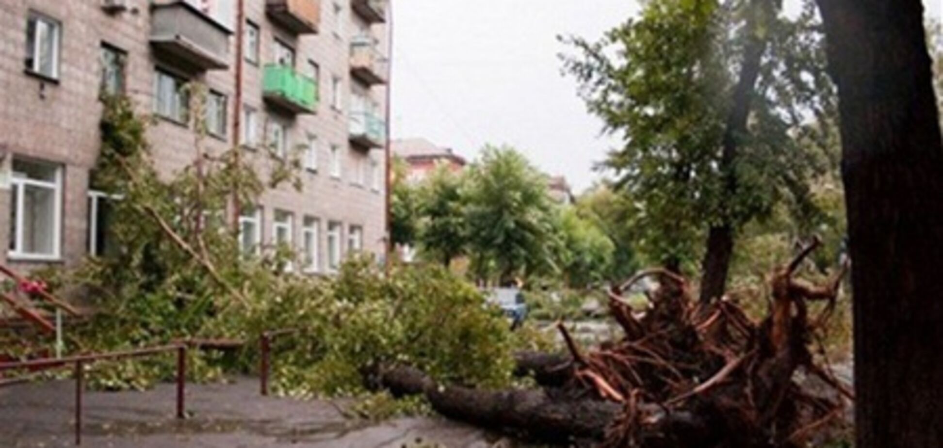 На Полтавщине ураган с градом убил человека