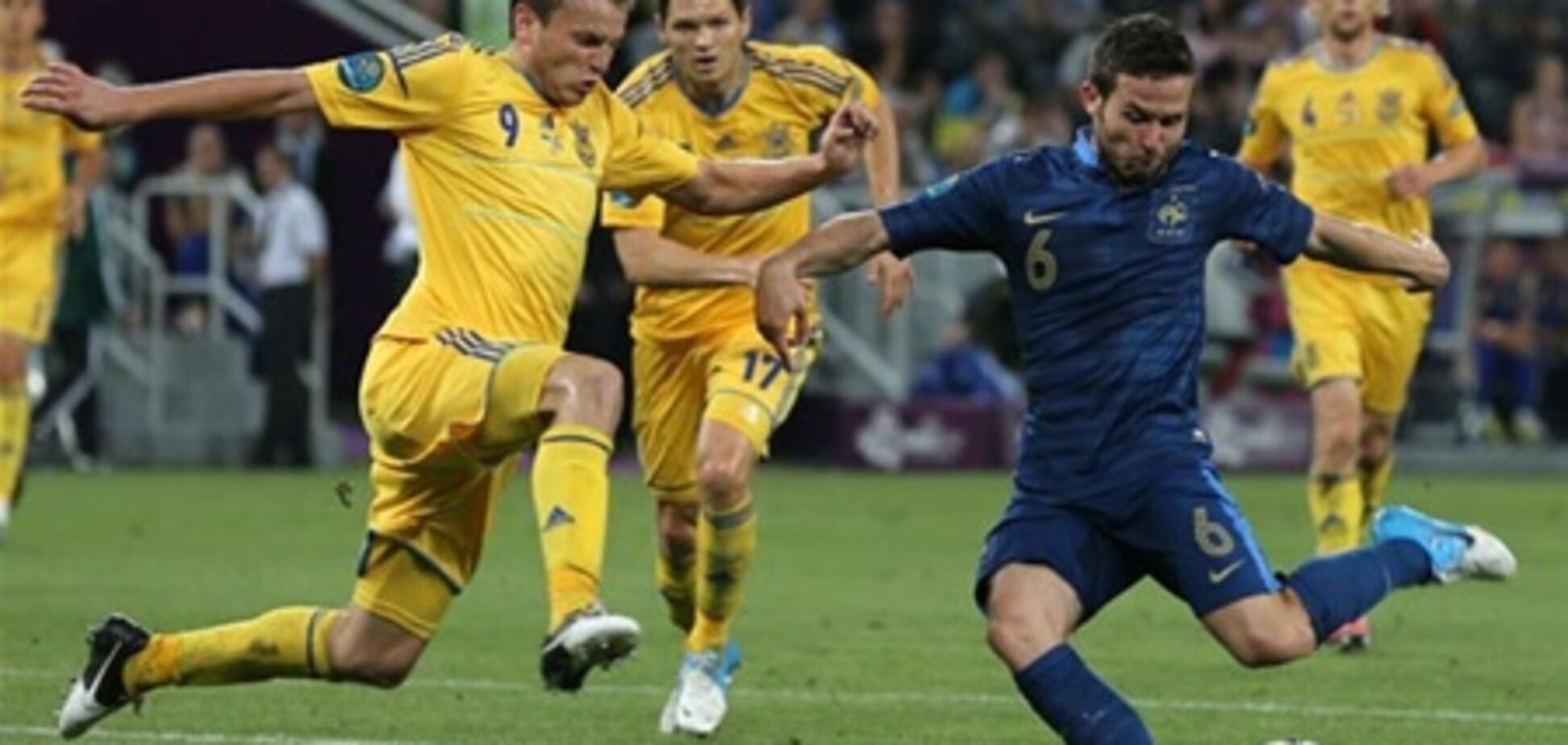 Украина – Франция: cпрячем слезы от посторонних