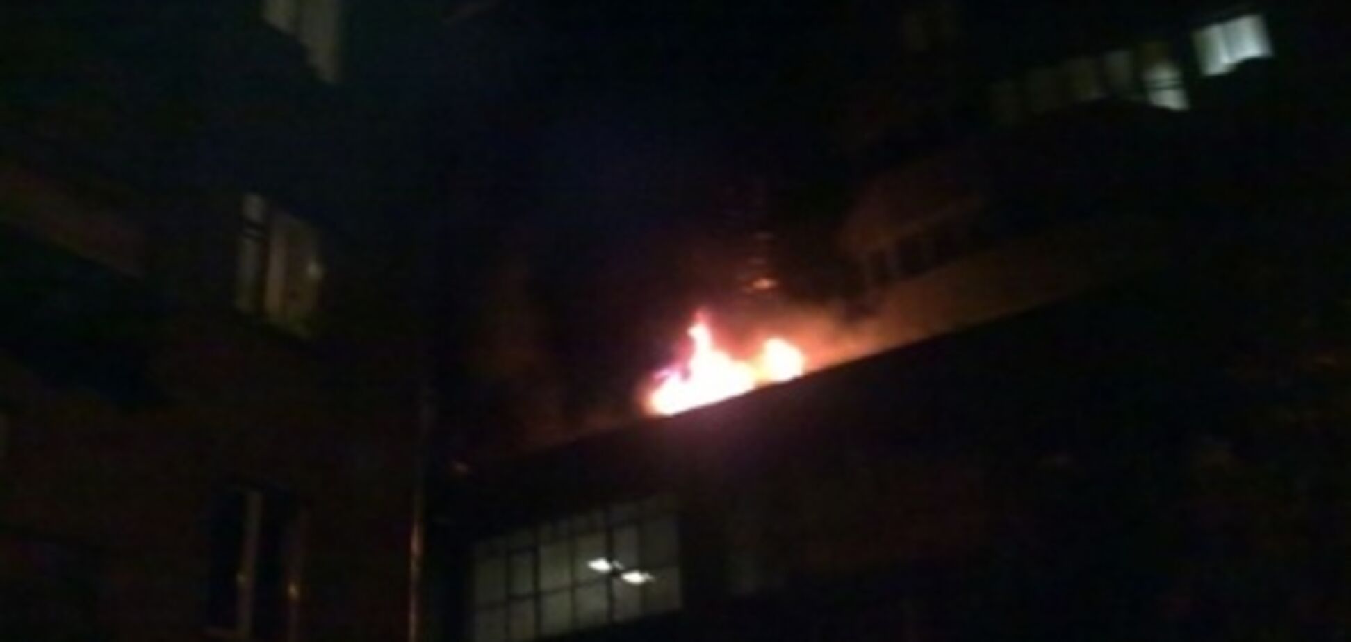 В Киеве горел 26-этажный дом