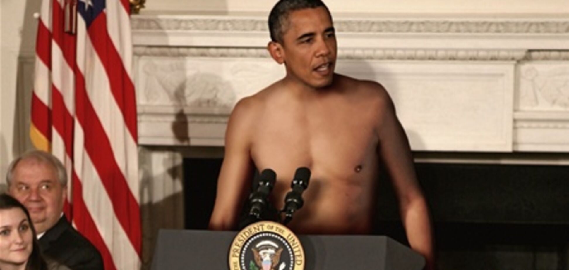 В рекламе эквадорского журнала появился голый Обама
