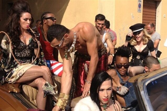 Мадонна снимает новый клип в Италии. Фото