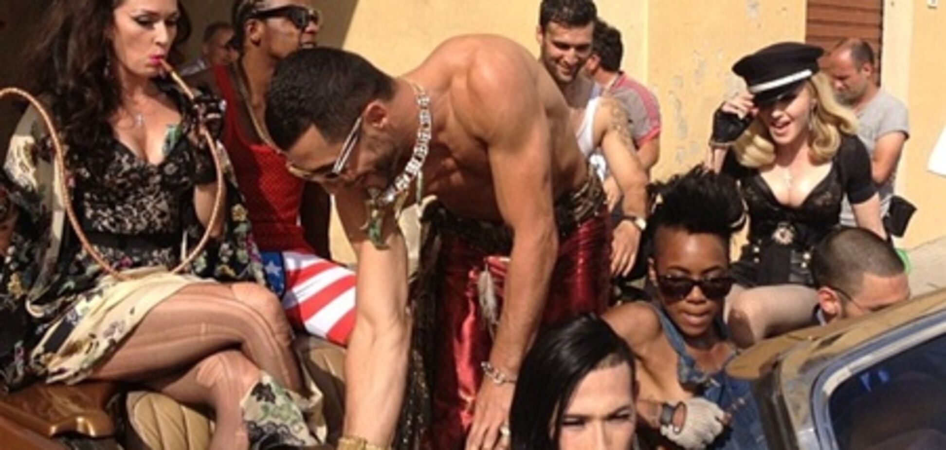 Мадонна снимает новый клип в Италии. Фото