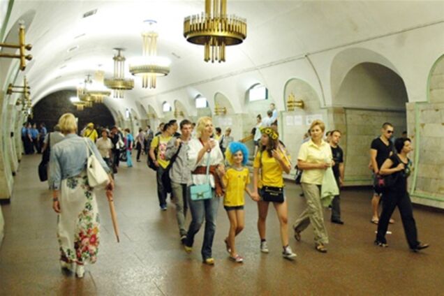 Пассажиров во время Евро стало меньше - Киевский метрополитен
