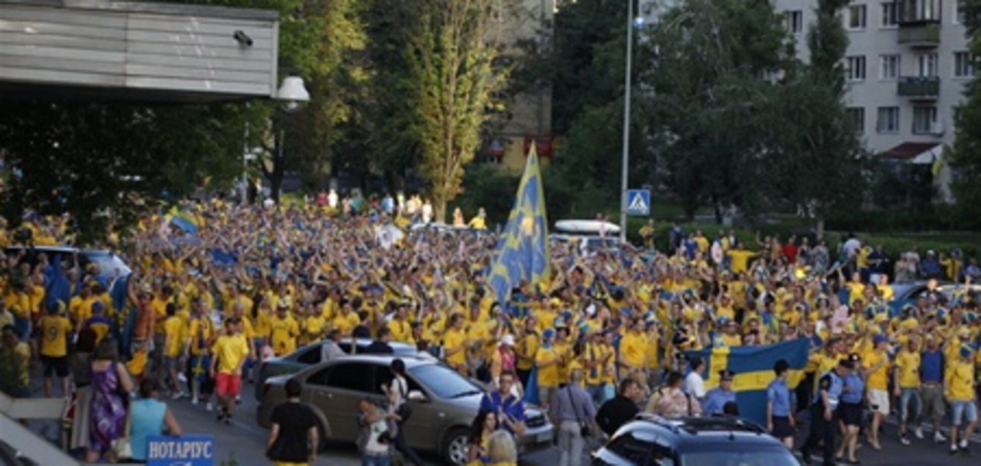 Киевские улицы из-за марша шведов перекроют