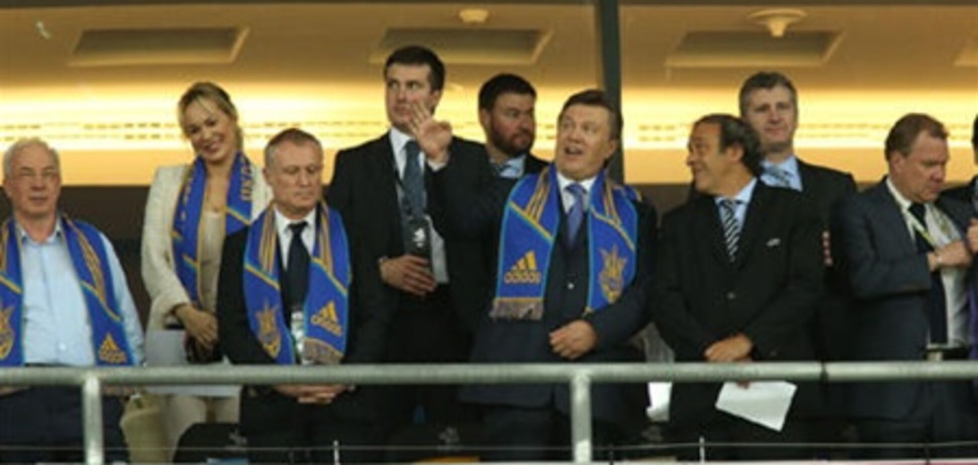 На матч Англия-Украина идет много высоких гостей