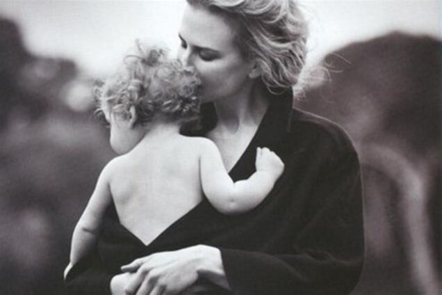 Николь Кидман: гламурная мадонна с младенцем