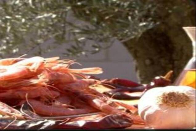 Креветки с чесноком по-испански