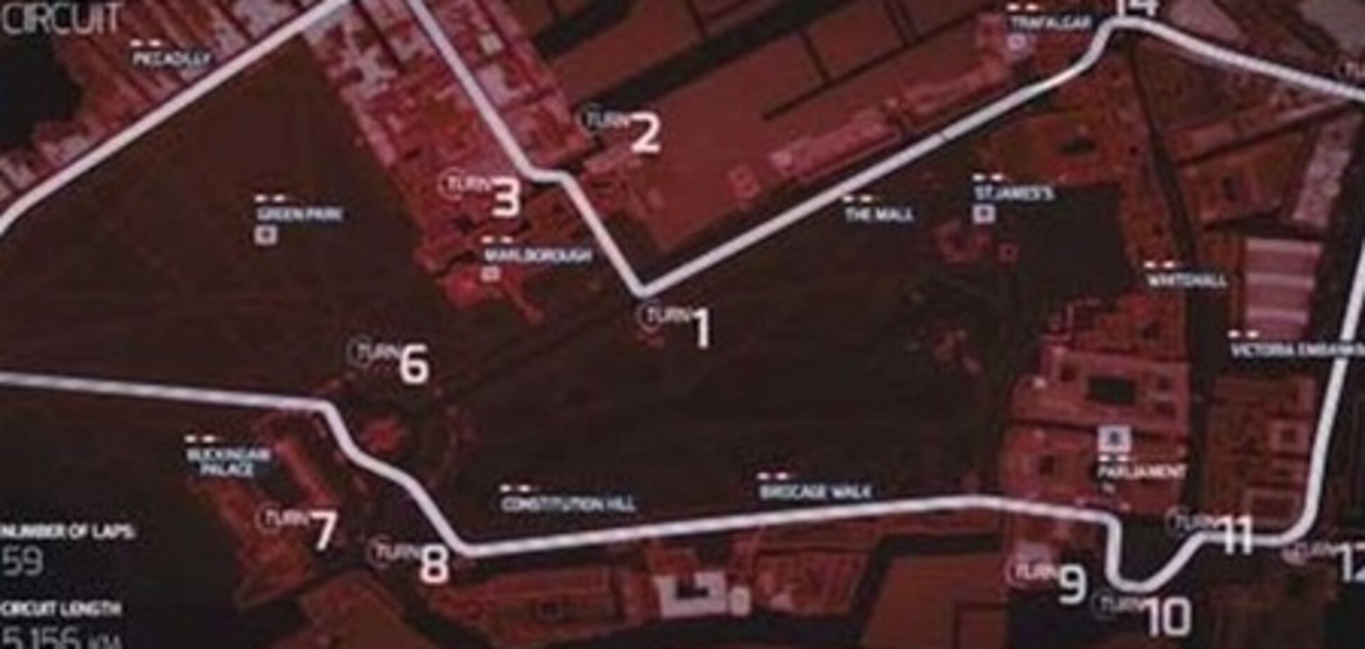 Проект ночного уличного Гран-при Формулы-1 в Лондоне