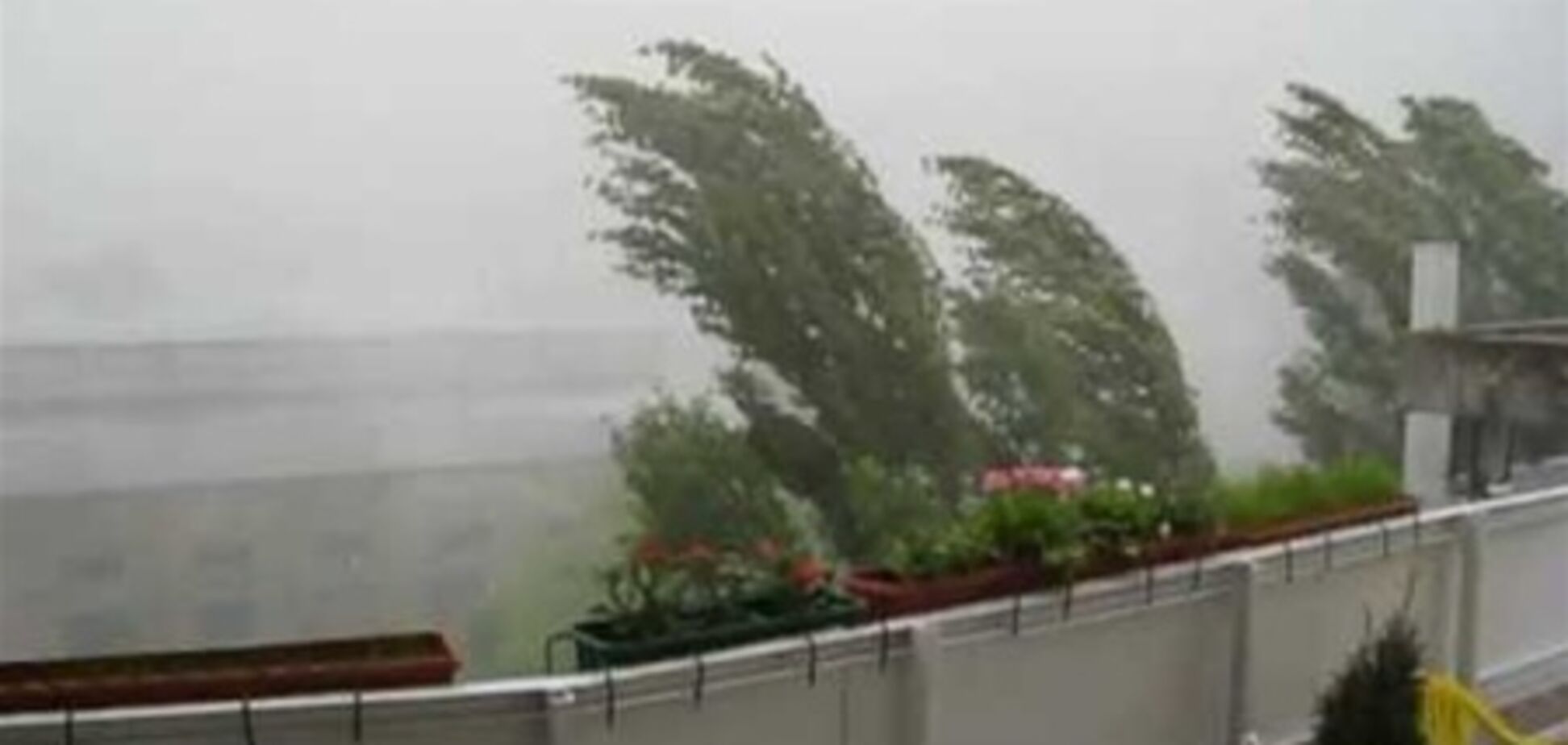 Ураган в Киеве сорвал крышу с психбольницы