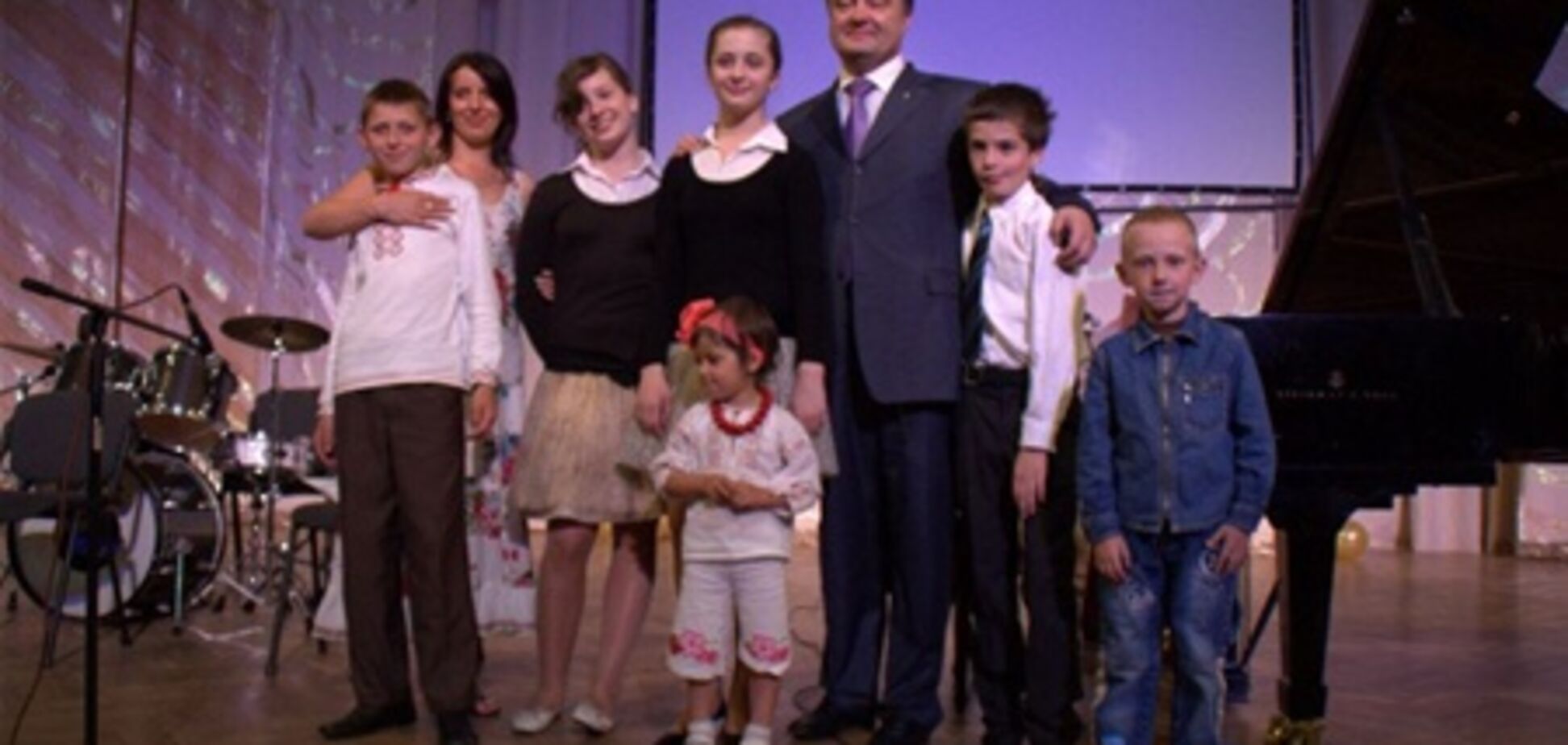 Дети Порошенко снялись в клипе Билозир