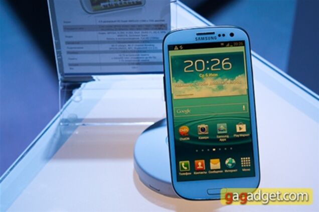 Samsung Galaxy SIII в появится в Украине 22 июня. Цена – 7 тыс. грн
