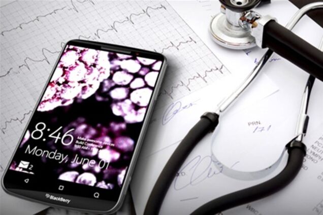 Красивый концепт смартфона BlackBerry под управлением WP8. Фото