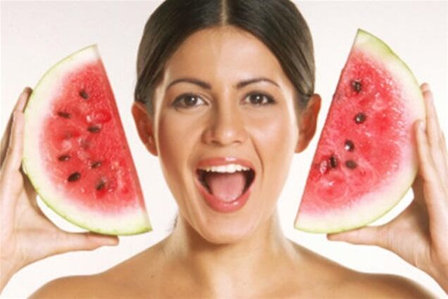 Арбузная маска для лица