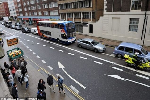 'Олимпийская' дорога парализовала транспорт в Лондоне