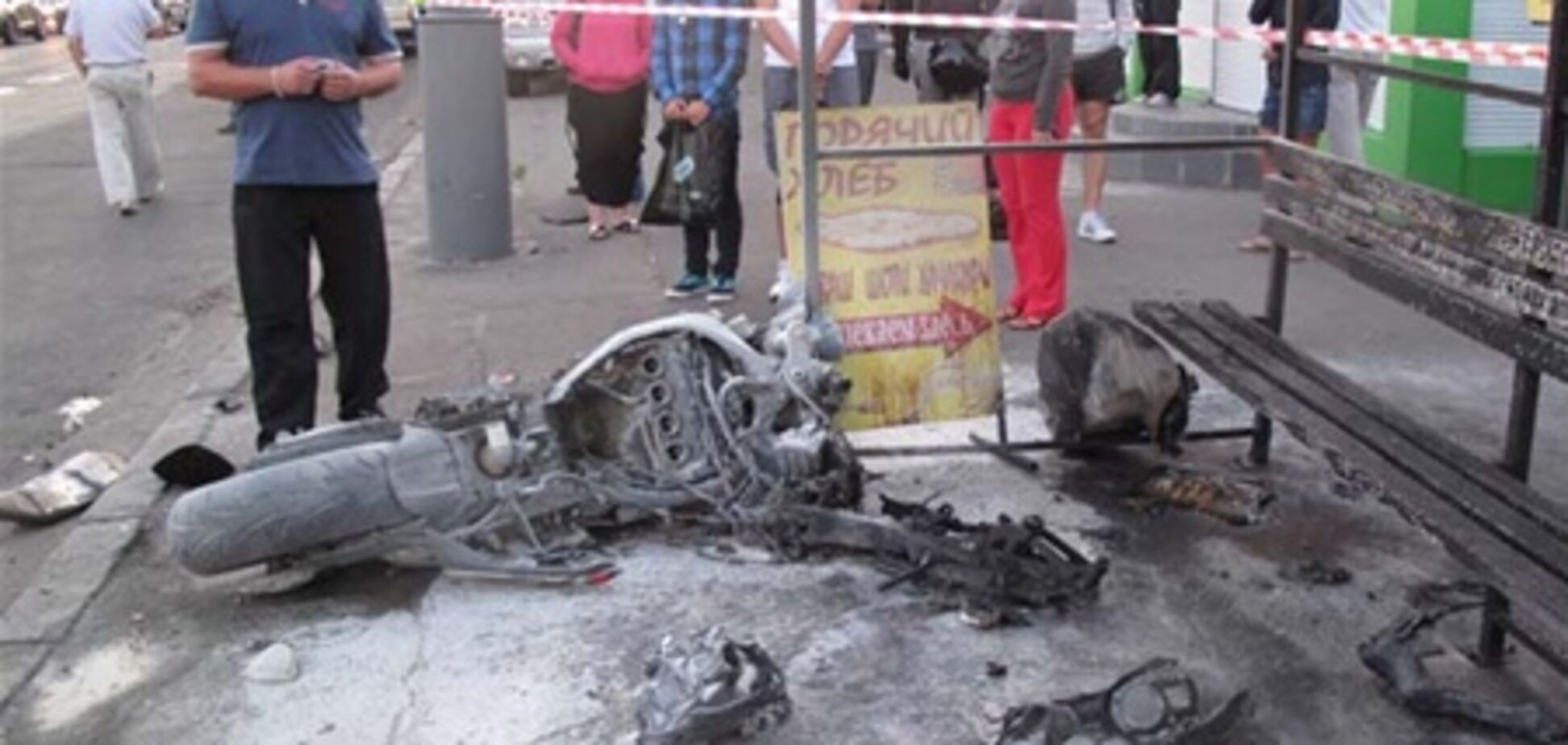В мотоциклетном ДТП на Виноградаре обгорели восемь человек 