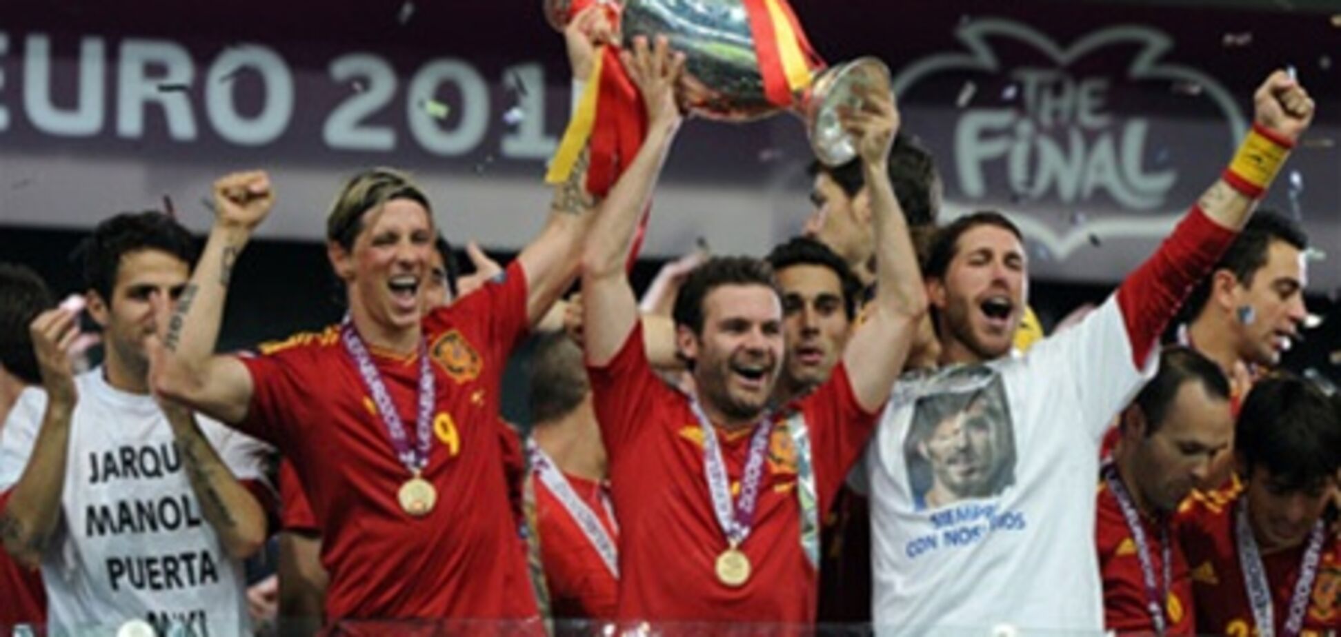 Евро-2012: сборная Испании заработала 23 миллиона евро