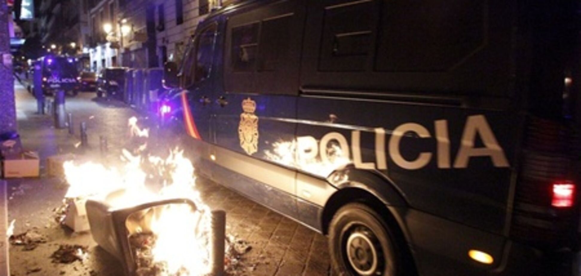 Протесты в Мадриде завершились столкновениями