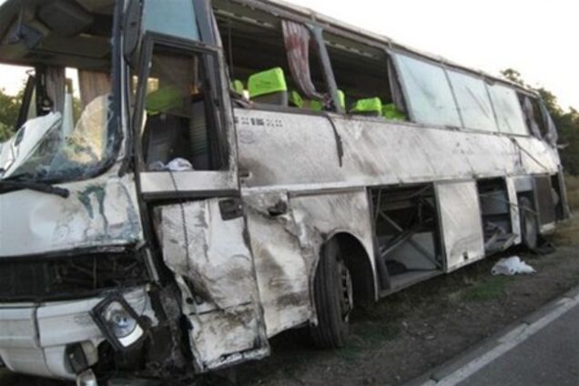 В Украине снова перевернулся автобус с иностранцами - люди в реанимации. Фото