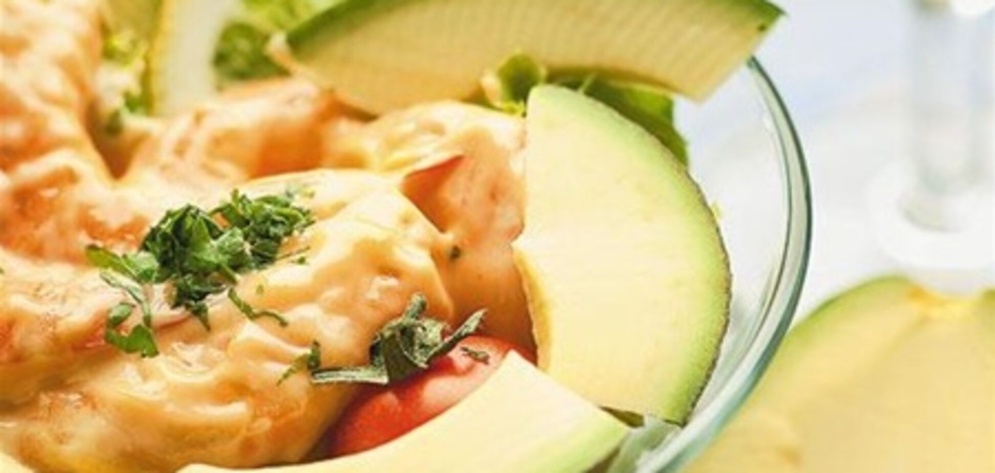 Бразильский салат с креветками