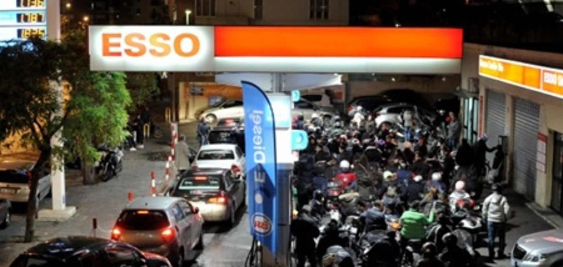 В Италии пройдет забастовка владельцев автозаправок