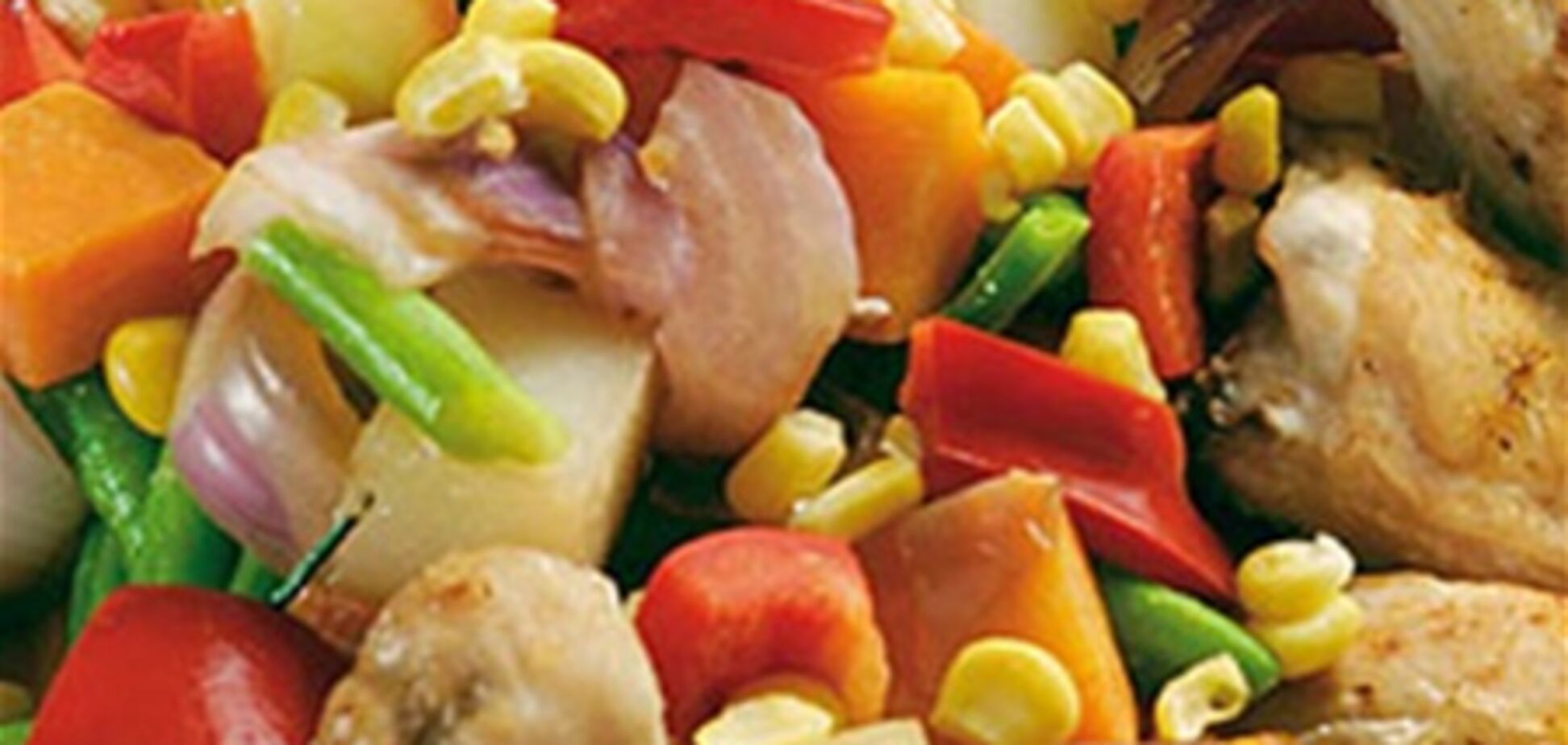 Курица тушеная с овощами