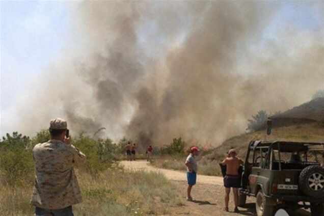 Пожежа біля Великої Алушти локалізована