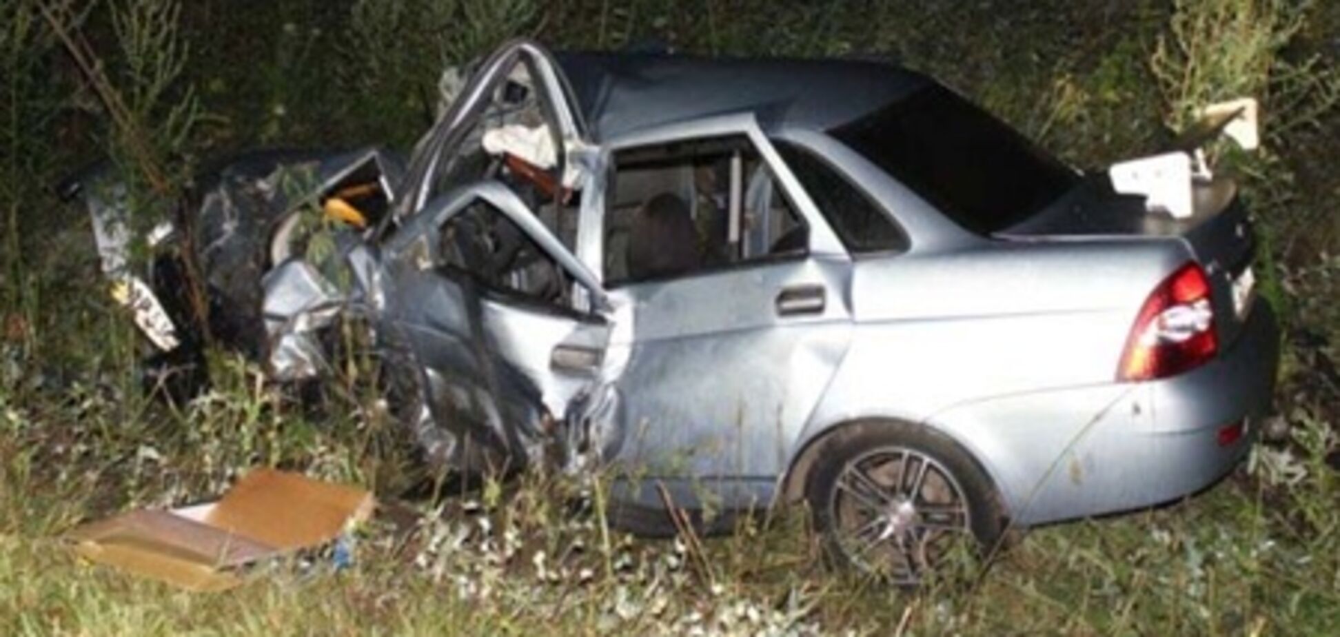 На Запорожье в ДТП с Chery Amulet и ВАЗ-2170 погибли три человека. Фото