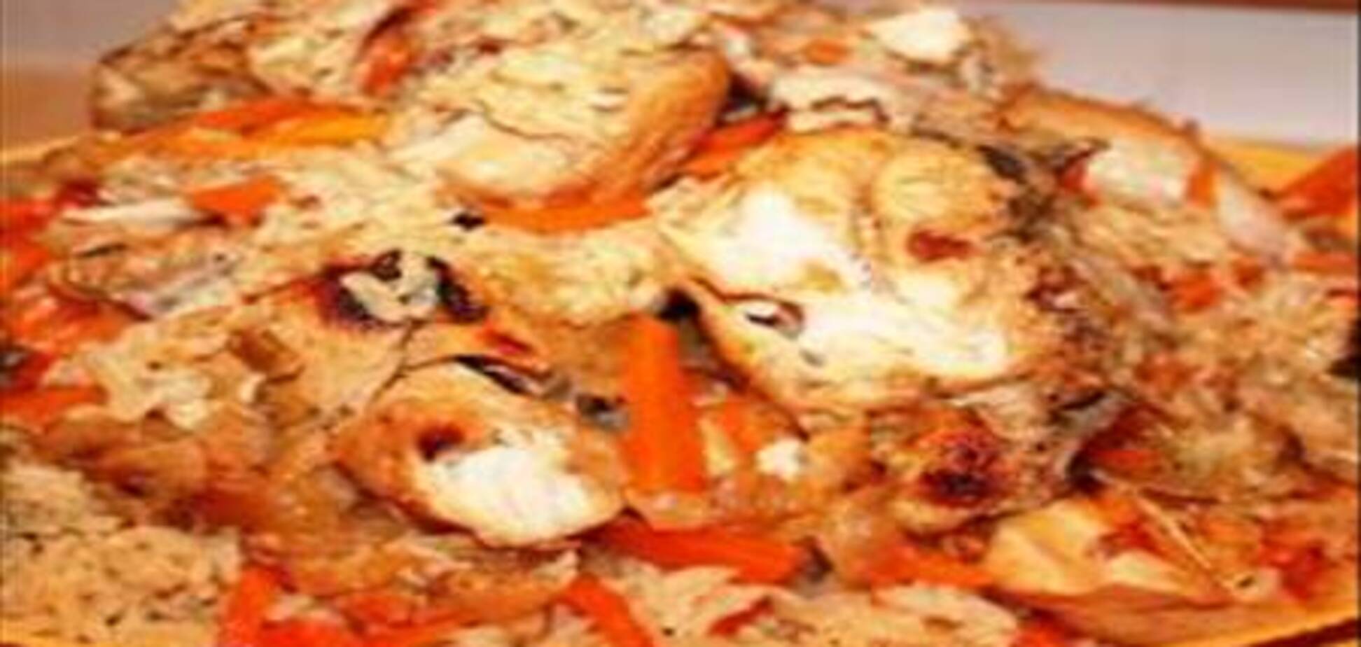 Узбекский плов с курицей