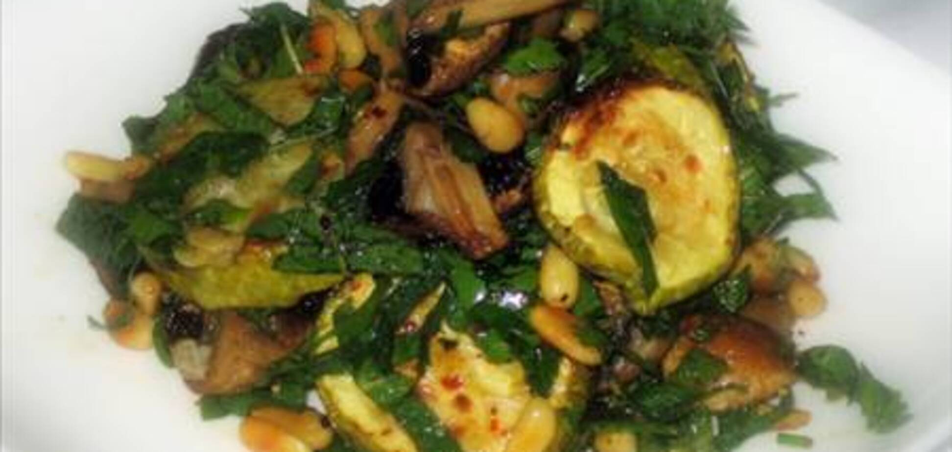 Кабачки с грибами