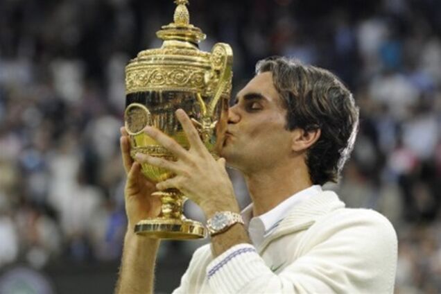 Федерер в седьмой раз выиграл 'Уимблдон'