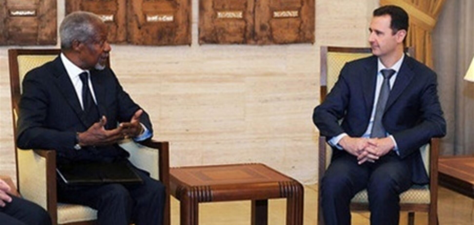 Аннан провів 'конструктивні переговори' з Асадом