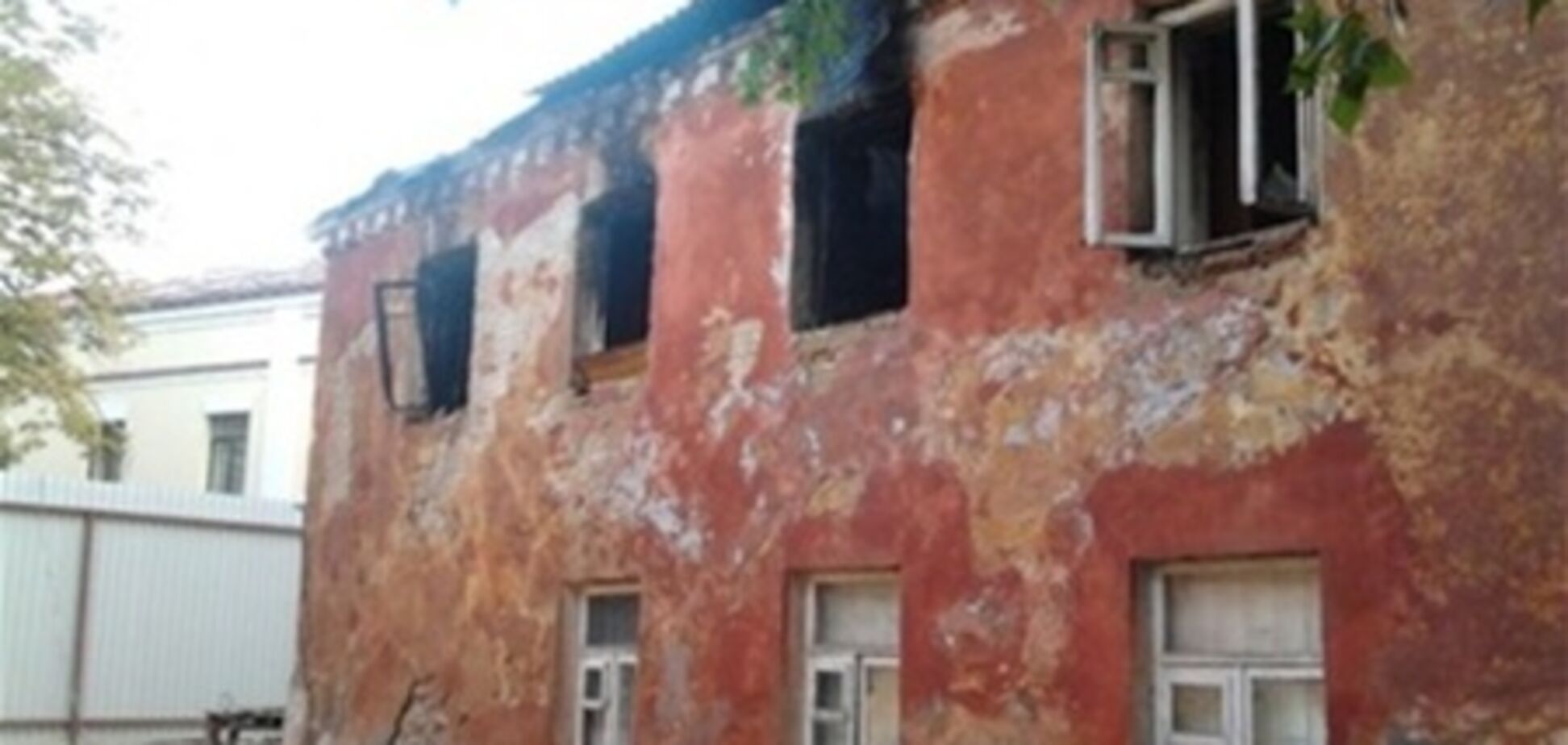 На Печерске при загадочных обстоятельстах сгорел тюремный замок