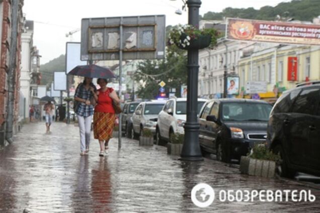 В Киеве ожидают дождь и грозы