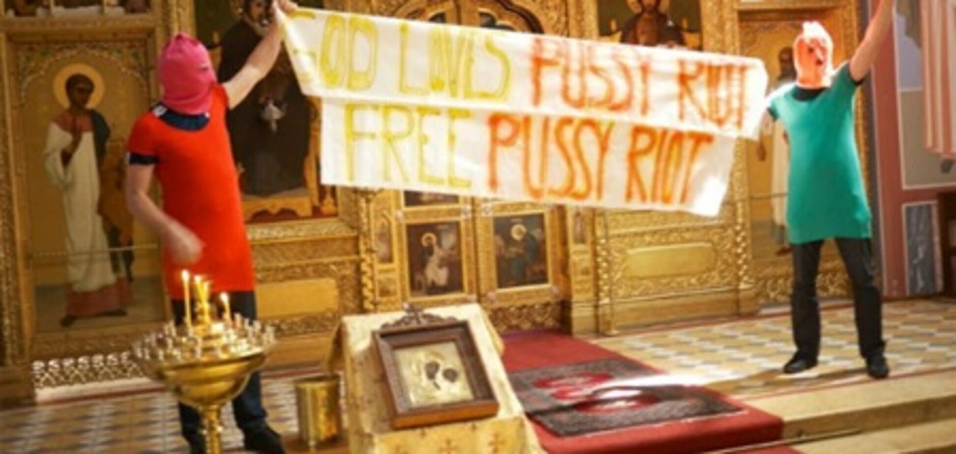 Финским Pussy Riot сошла с рук акция в храме