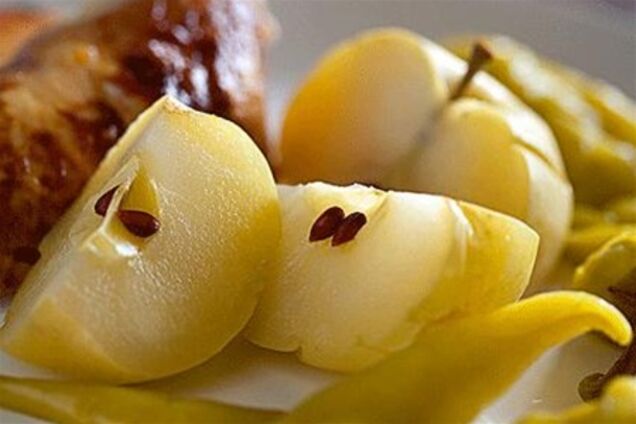 Яблоки маринованные