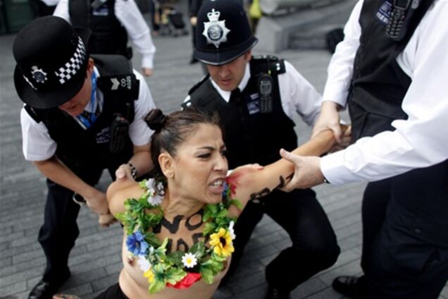 Femen в Лондоне