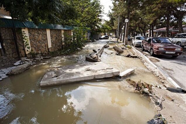 На Кубани река затопила поселок