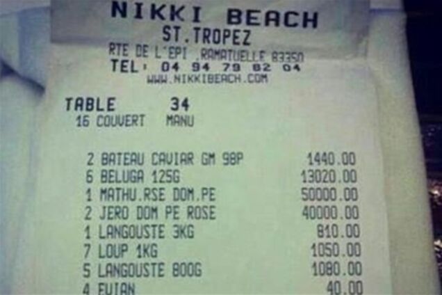 Мажори в Сен-Тропе п'ють шампанське за ціною 'Мерседеса'